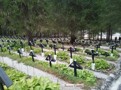 Il piccolo cimitero austriaco di Sorgenti dove riposano soldati non austriaci