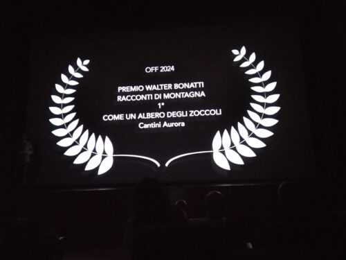 Premio Letterario Walter Bonatti ad Aurora Cantini per Orobie Film Festival